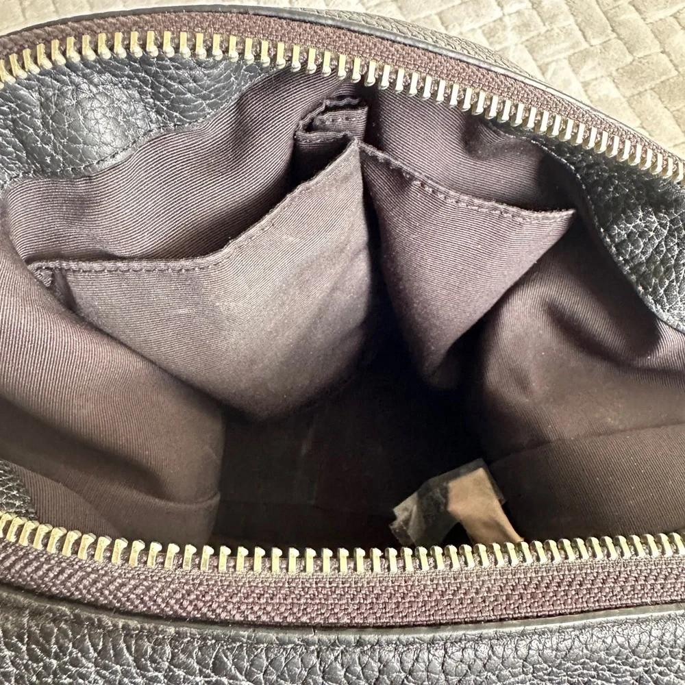 Marc Jacobs Womens Gotham Casual Leather Hobo Bag Solid Black